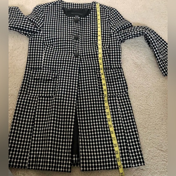 Apostrophe Women’s Three Button Two Pocket Long Jacket Coat - Picture 12 of 13